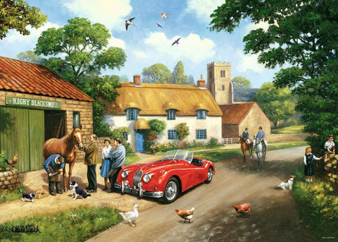 Village Blacksmith by Kevin Walsh - 1000 Piece Jigsaw Puzzle (FX Schmid - Ravensburger)