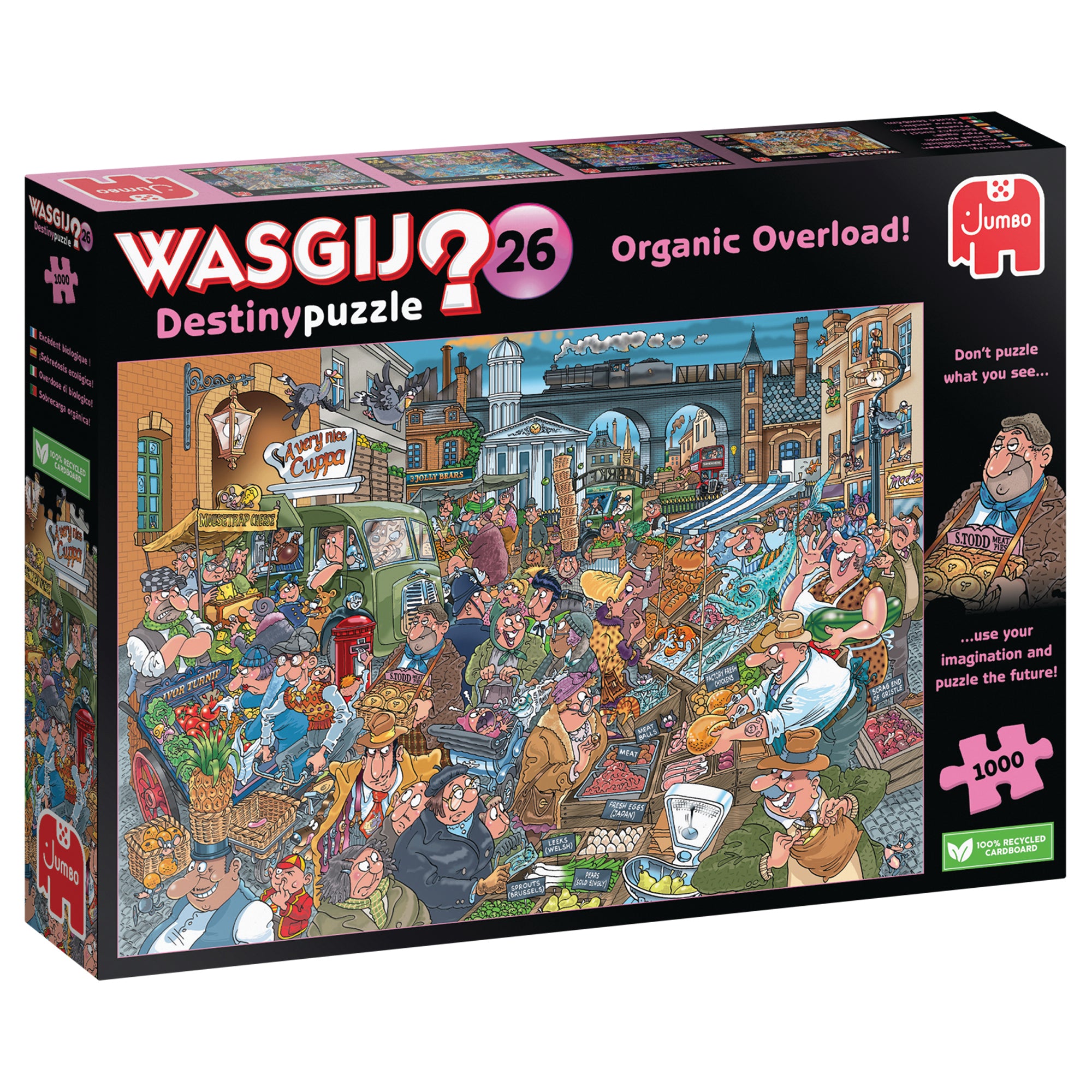Wasgij Destiny 26: Organic Overload – 1000 Piece Jigsaw Puzzle (Wasgij)