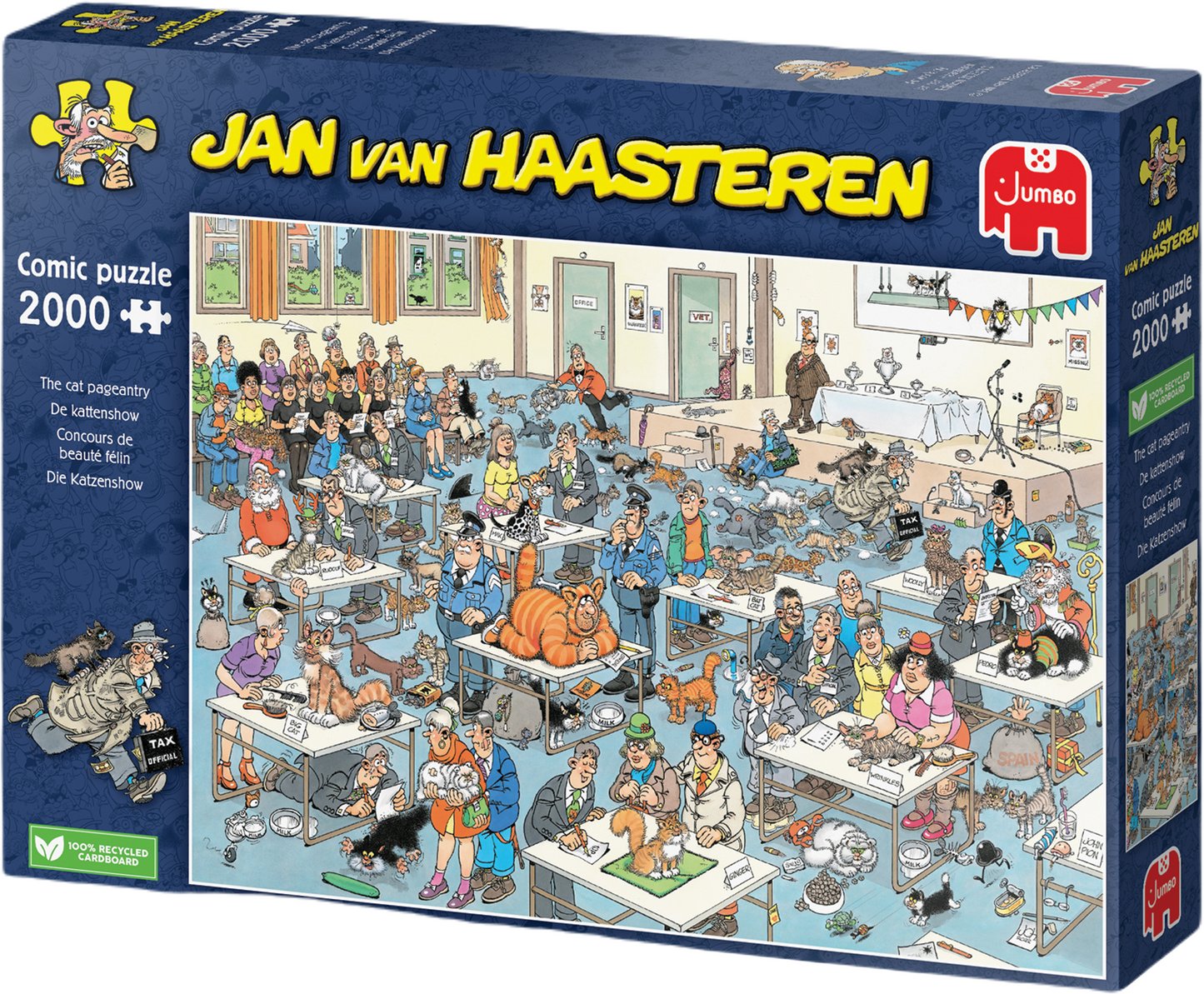 Jan Van Haasteren - The Cat Pageantry - 2000 Piece Jigsaw Puzzle