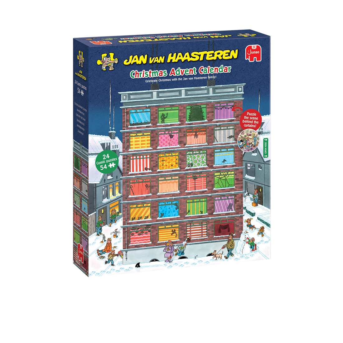 Jan Van Haasteren - Advent Calendar - 24 x 54 Piece Jigsaw Puzzles