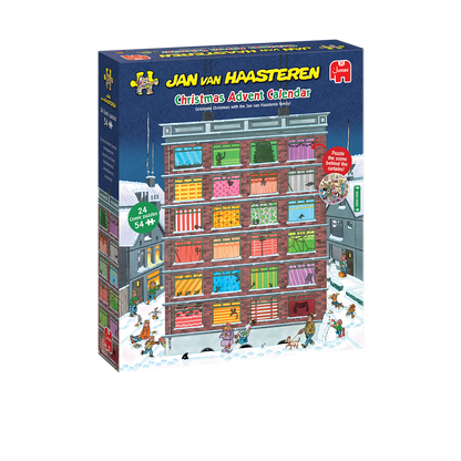 Jan Van Haasteren - Advent Calendar - 24 x 54 Piece Jigsaw Puzzles