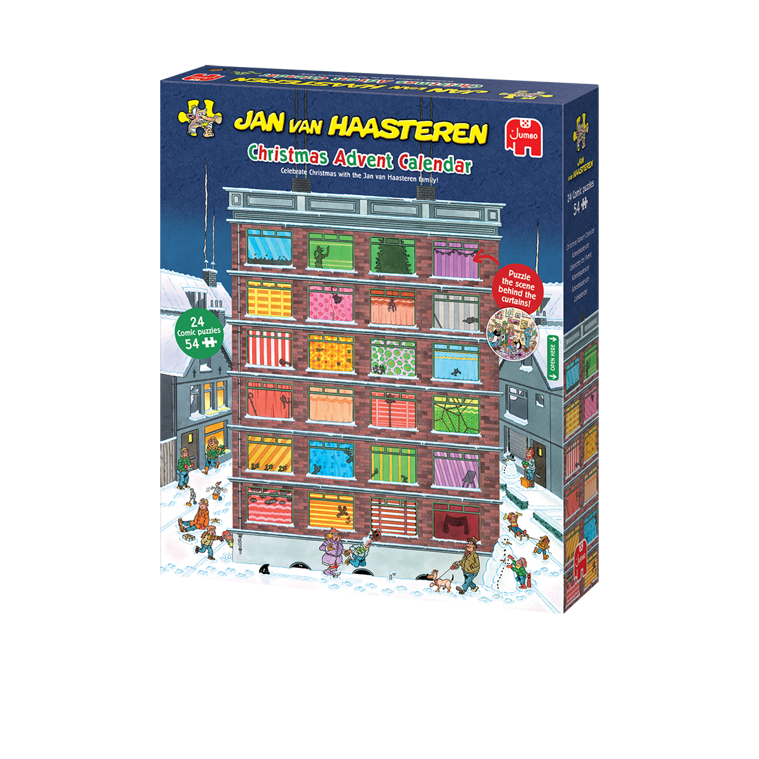 Jan Van Haasteren - Advent Calendar - 24 x 54 Piece Jigsaw Puzzles