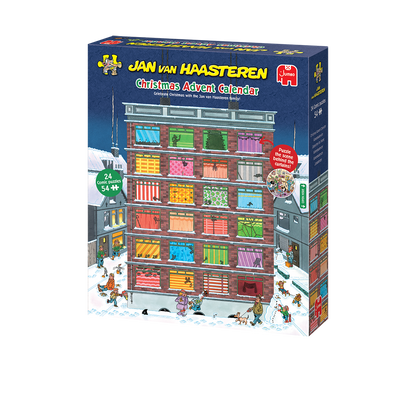 Jan Van Haasteren - Advent Calendar - 24 x 54 Piece Jigsaw Puzzles