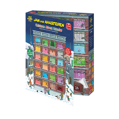 Jan Van Haasteren - Advent Calendar - 24 x 54 Piece Jigsaw Puzzles