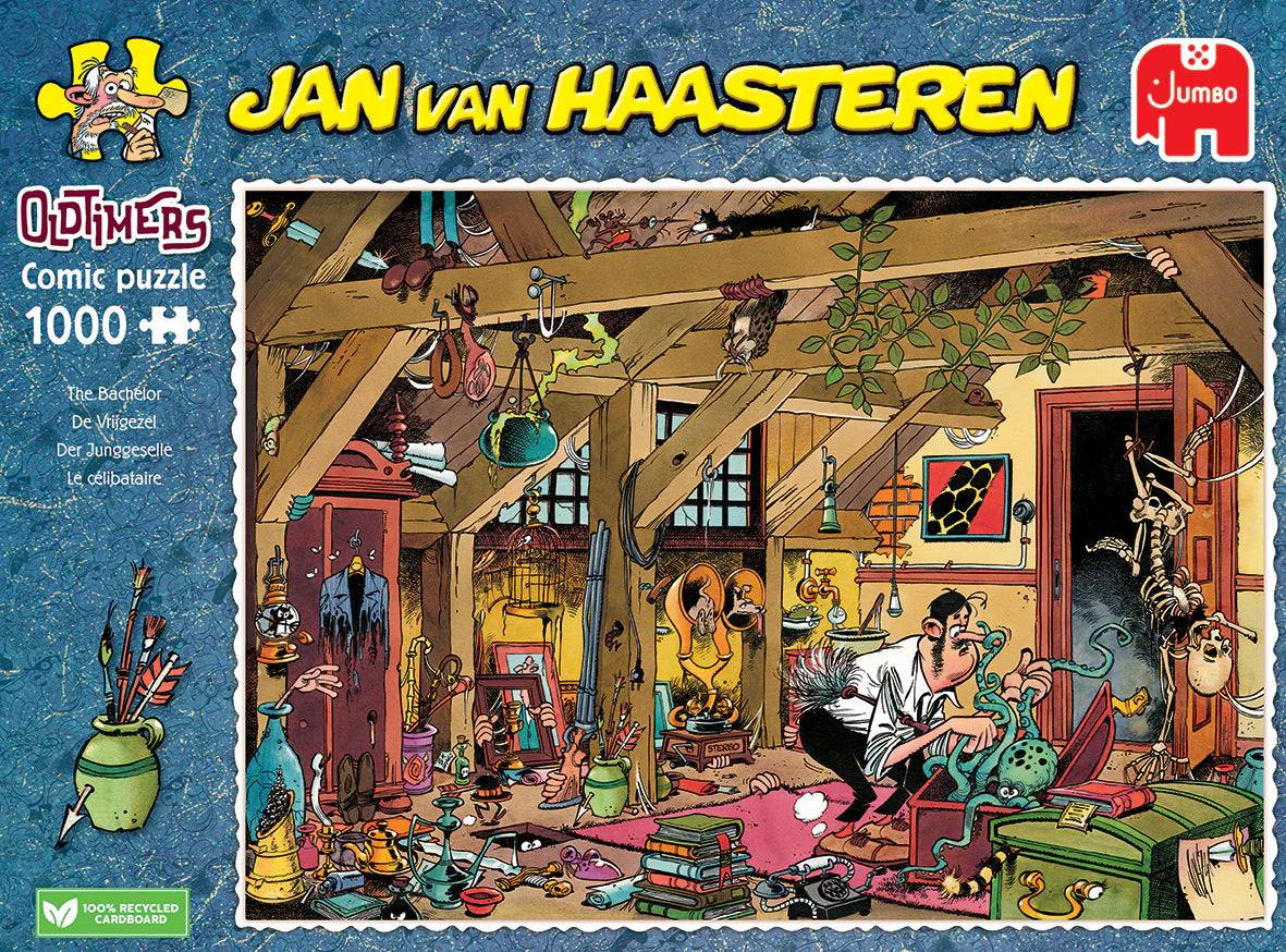 Jan Van Haasteren - Oldtimers - The Batchelor - 1000 Piece Jigsaw Puzzle