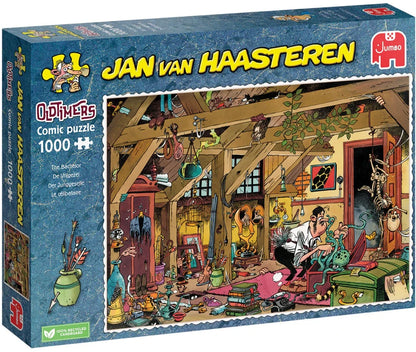 Jan Van Haasteren - Oldtimers - The Batchelor - 1000 Piece Jigsaw Puzzle