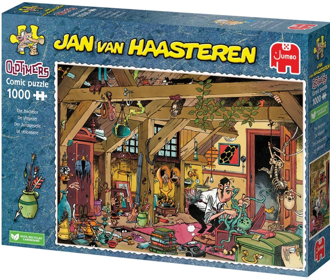 Jan Van Haasteren - Oldtimers - The Batchelor - 1000 Piece Jigsaw Puzzle