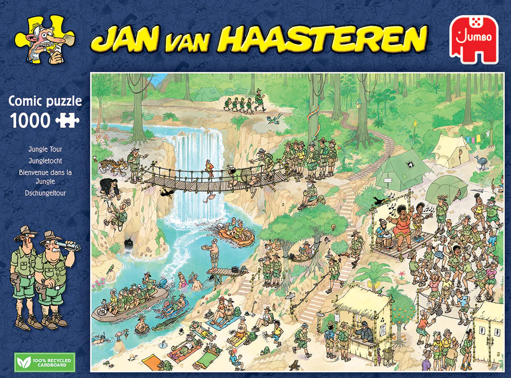 Jungle Tours by Jan van Haasteren – 1000 Piece Jigsaw Puzzle (Jan van Haasteren)