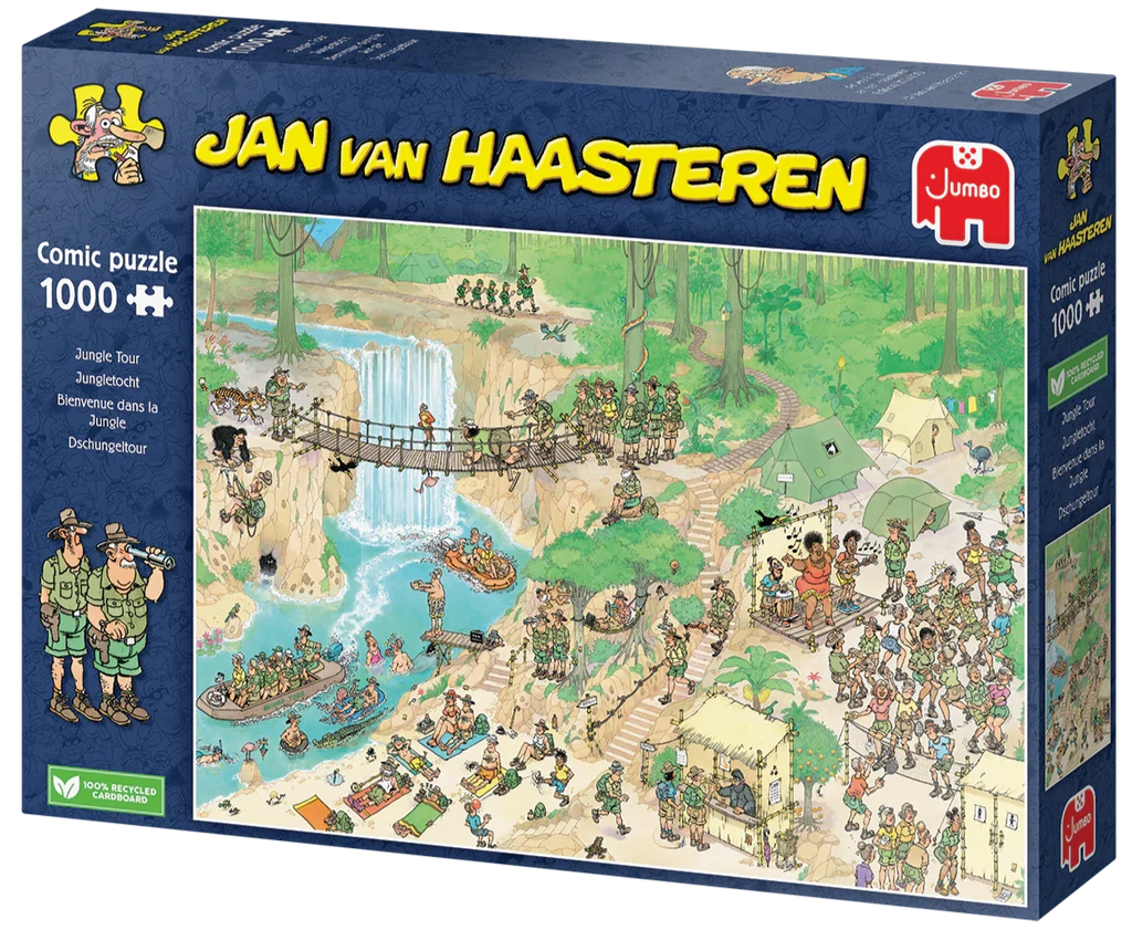 Jungle Tours by Jan van Haasteren – 1000 Piece Jigsaw Puzzle (Jan van Haasteren)