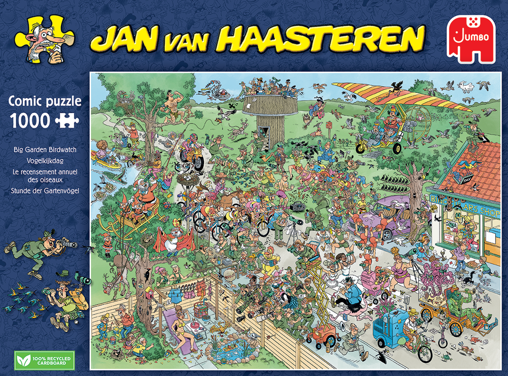 Big Day Birding by Jan Van Haasteren – 1000 Piece Jigsaw Puzzle (Jan Van Haasteren)