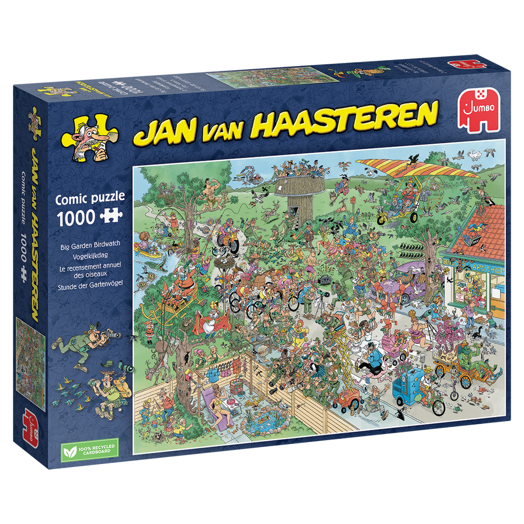 Big Day Birding by Jan Van Haasteren – 1000 Piece Jigsaw Puzzle (Jan Van Haasteren)