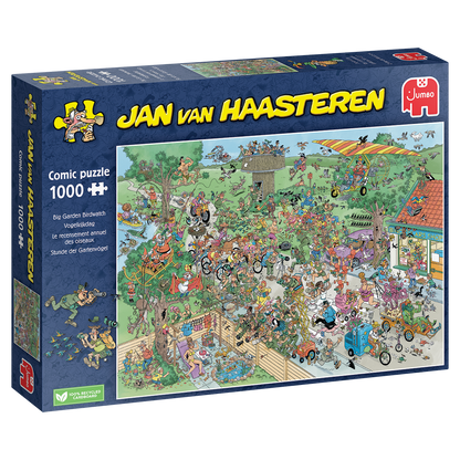 Jan Van Haasteren - Big Day Birding - 1000 Piece Jigsaw Puzzle