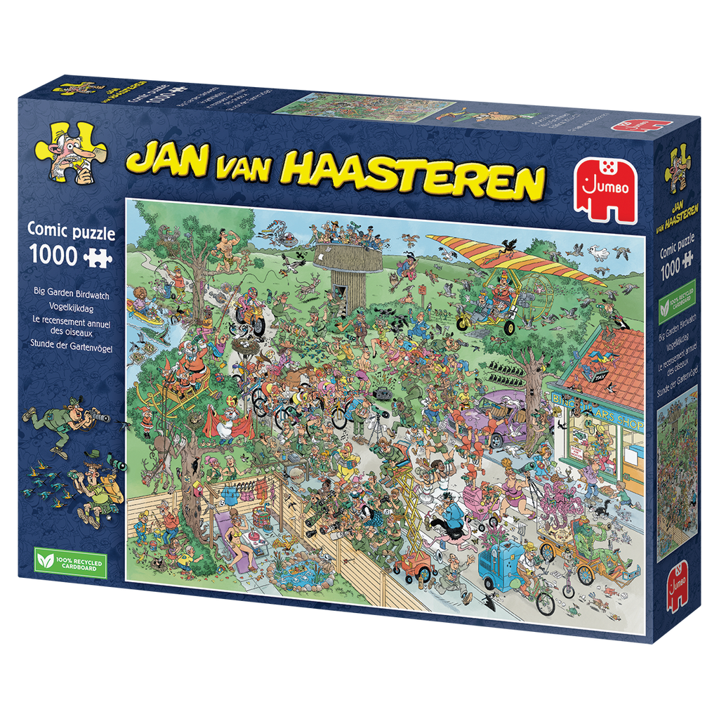 Big Day Birding by Jan Van Haasteren – 1000 Piece Jigsaw Puzzle (Jan Van Haasteren)