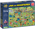Box, turned right: Dog Parkour by Jan Van Haasteren – 1000 Piece Jigsaw Puzzle (Jan van Haasteren)
