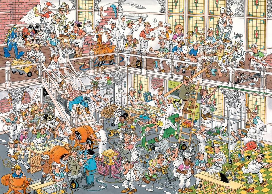 How Not to DIY by Jan Van Haasteren – 2 x 1000 Piece Jigsaw Puzzle (Jan Van Haasteren)