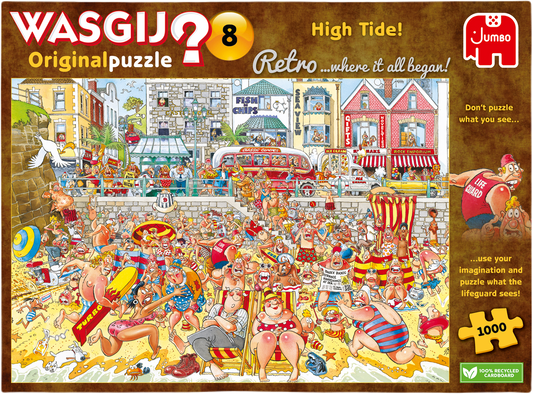 Wasgij Retro - Original 8 -  High Tide! - 1000 Piece Jigsaw Puzzle