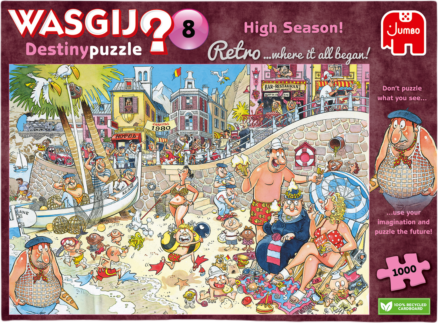 Wasgij Retro - Destiny 8 - High Season - 1000 Piece Jigsaw Puzzles