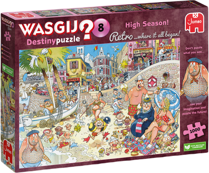 Wasgij Retro - Destiny 8 - High Season - 1000 Piece Jigsaw Puzzles