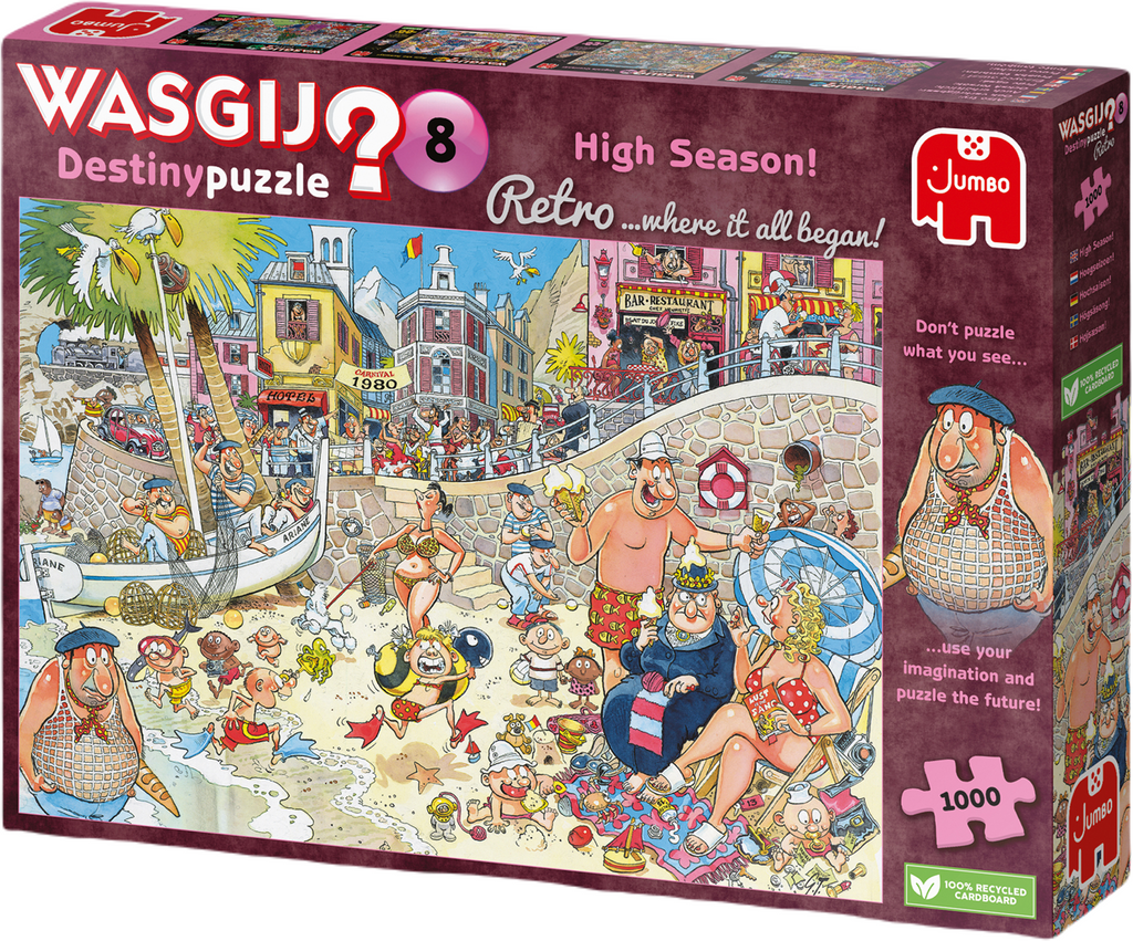 Wasgij Retro Destiny 8: High Season – 1000 Piece Jigsaw Puzzle (Wasgij)