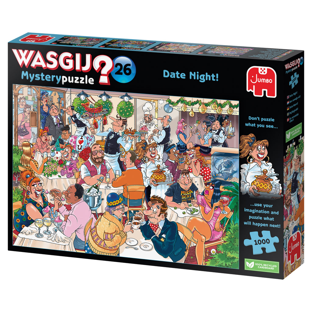 Wasgij Mystery 26: Date Night! – 1000 Piece Jigsaw Puzzle (Wasgij)