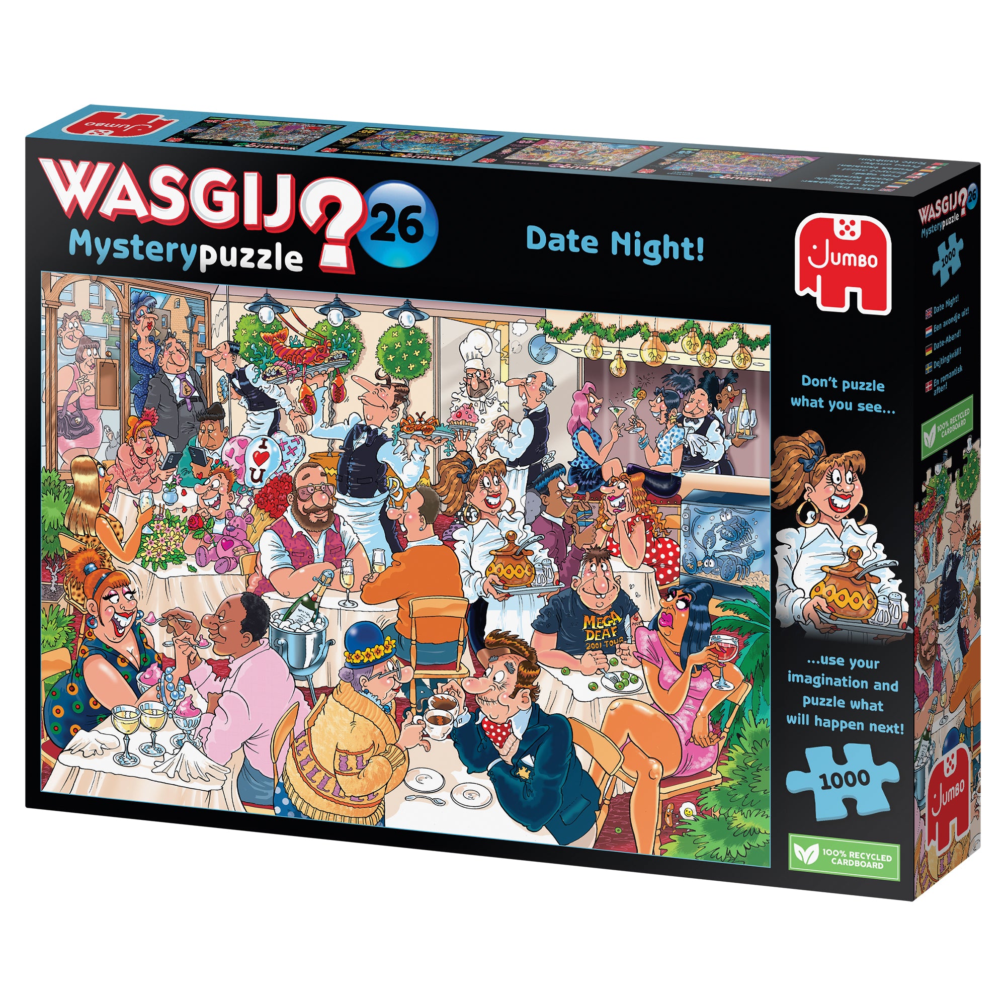 Wasgij Mystery 26: Date Night! – 1000 Piece Jigsaw Puzzle (Wasgij)