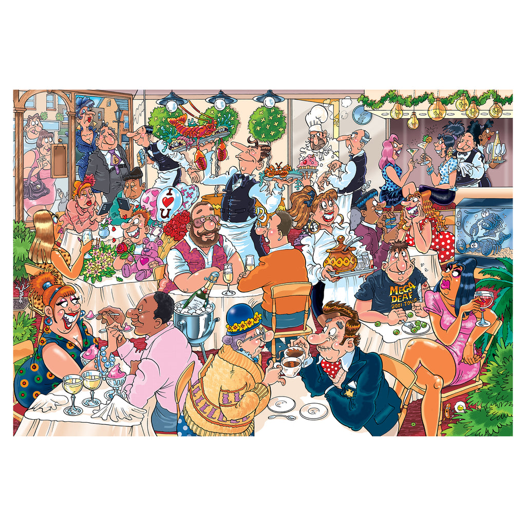 Wasgij Mystery 26: Date Night! – 1000 Piece Jigsaw Puzzle (Wasgij)