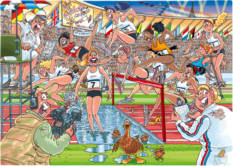 Artwork: Wasgij Original 44: Wasgij Summer Games! – 1000 Piece Jigsaw Puzzle (Wasgij)