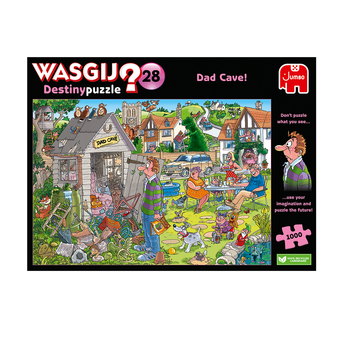 Wasgij Destiny 28: Dad Cave – 1000 Piece Jigsaw Puzzle (Wasgij)