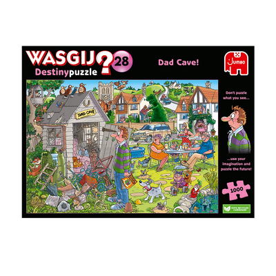 Wasgij Destiny 28: Dad Cave – 1000 Piece Jigsaw Puzzle (Wasgij)