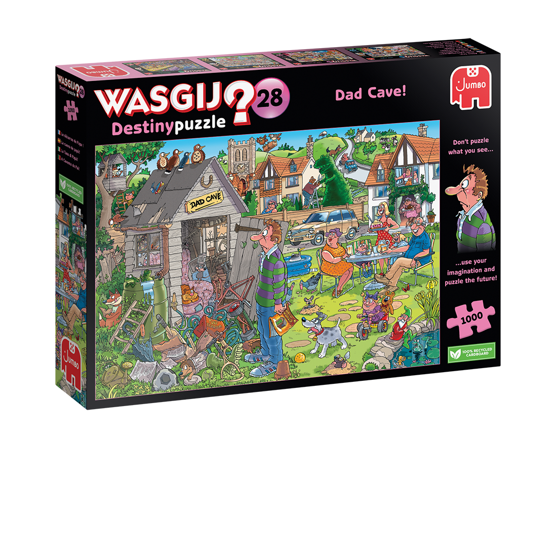 Wasgij Destiny 28: Dad Cave – 1000 Piece Jigsaw Puzzle (Wasgij)