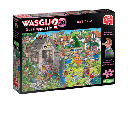 Wasgij Destiny 28 - Dad Cave - 1000 Piece Jigsaw Puzzle