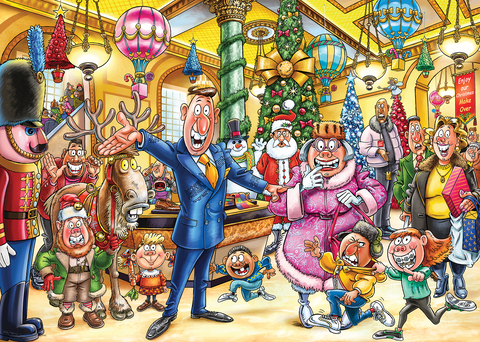Artwork: Wasgij Christmas 21: A Very Merry Makeover! – 1000 Piece Jigsaw Puzzle (Wasgij)