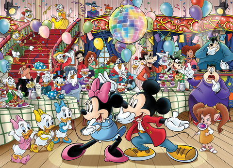 Artwork: Wasgij Original: Disney Mickey's Party – 1000 Piece Jigsaw Puzzle (Wasgij)