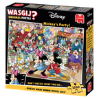 Box, turned left: Wasgij Original: Disney Mickey's Party – 1000 Piece Jigsaw Puzzle (Wasgij)