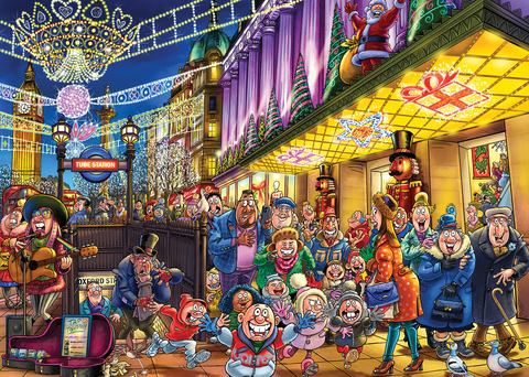Artwork: Wasgij Christmas 20: Spirits of Christmas! – 1000 Piece Jigsaw Puzzle (Wasgij)