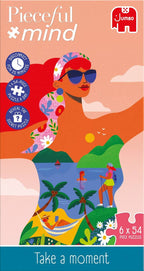 Pieceful Mind: Take a Moment - 6-in-1 Mindfulness Jigsaw Puzzle Set (Jumbo)