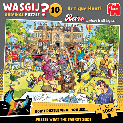 Wasgij Retro Original 10 - Antique Hunt! - 1000 Piece Jigsaw Puzzle (Jumbo)
