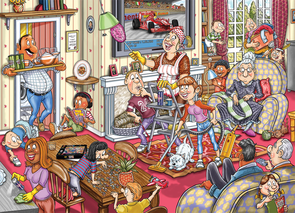 ** Pre-Order ** Wasgij Retro Mystery 10 - Spring Has Sprung! - 1000 Piece Jigsaw Puzzle (Jumbo)