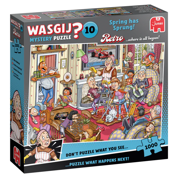 ** Pre-Order ** Wasgij Retro Mystery 10 - Spring Has Sprung! - 1000 Piece Jigsaw Puzzle (Jumbo)