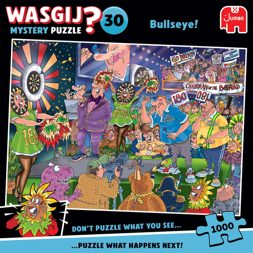 Wasgij Mystery 30 - Bullseye! - 1000 Piece Jigsaw Puzzle (Wasgij)