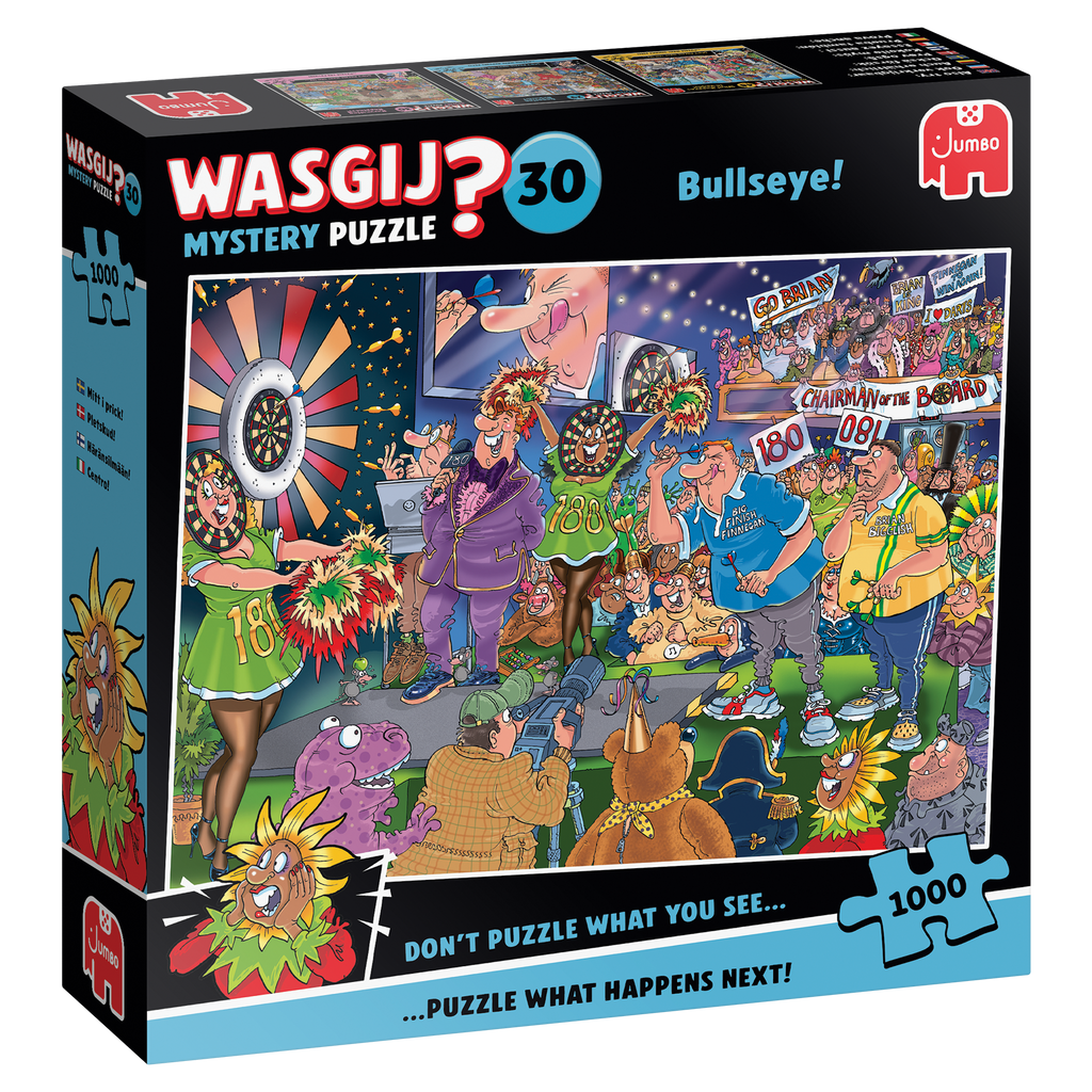 Box, turned right: Wasgij Mystery 30 - Bullseye! - 1000 Piece Jigsaw Puzzle (Wasgij)