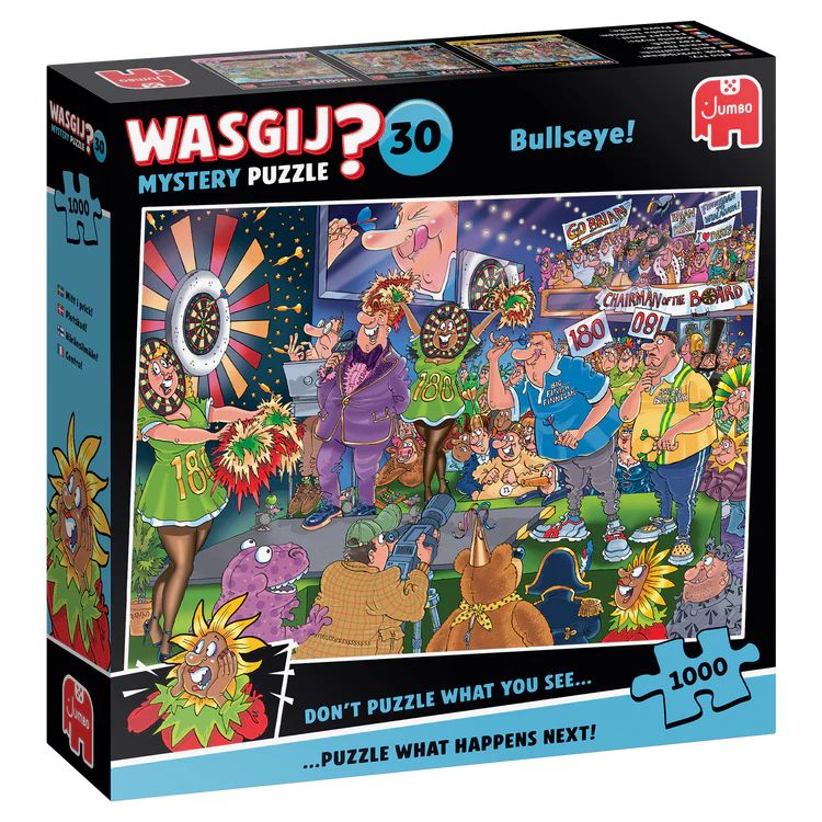 ** Pre-Order ** Wasgij Mystery 30 - Bullseye! - 1000 Piece Jigsaw Puzzle (Jumbo)