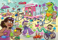 Artwork: Wasgij Junior 1 - Iced Screams! - 240 Piece Jigsaw Puzzle (Jumbo)