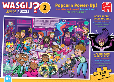 Wasgij Junior 2 - Popcorn Power-Up! - 240 Piece Jigsaw Puzzle (Jumbo)