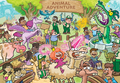 Artwork: Wasgij Junior 3 - Enchanted Encounters - 240 Piece Jigsaw Puzzle (Jumbo)
