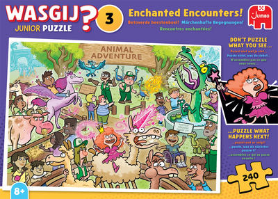 Wasgij Junior 3 - Enchanted Encounters - 240 Piece Jigsaw Puzzle (Jumbo)