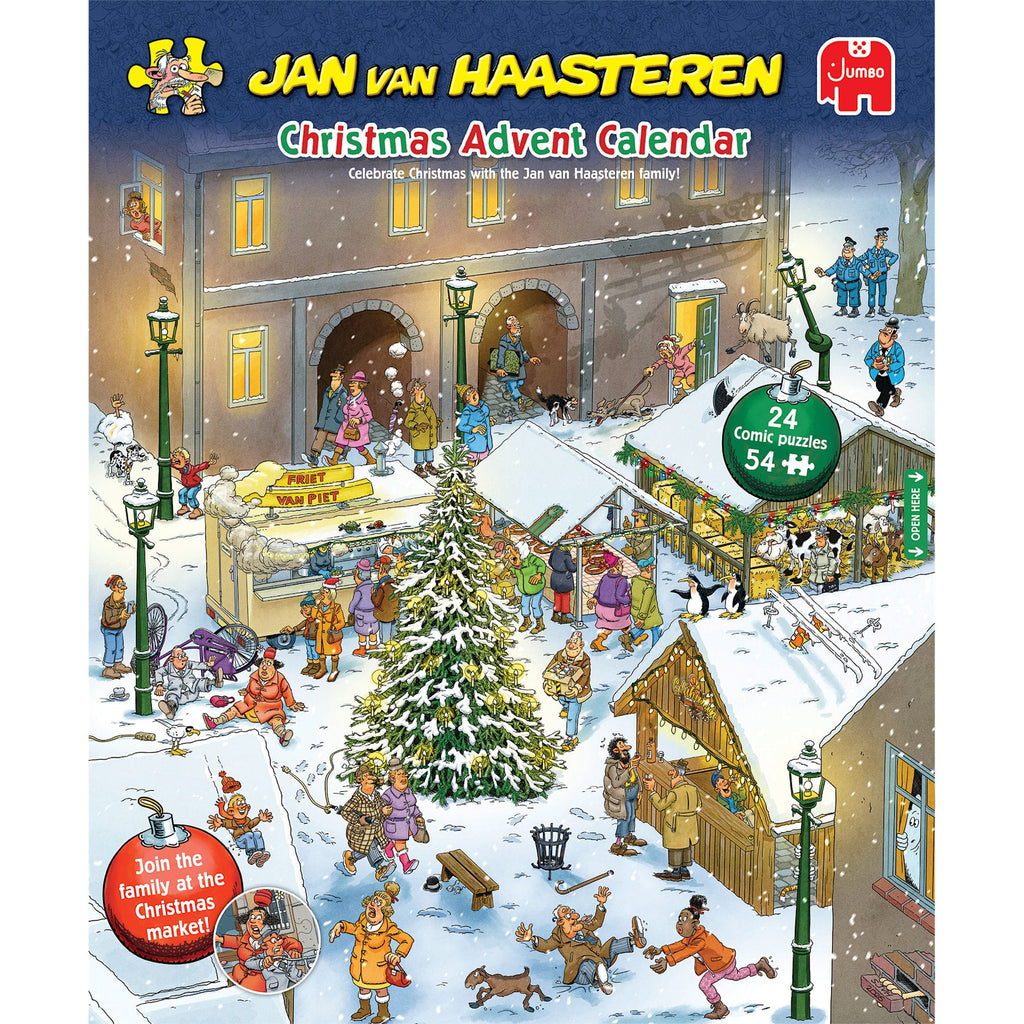 Box, straight on: Jan van Haasteren Advent Calendar 2026 - Jigsaw Puzzle Advent Calendar (Jan van Haasteren)