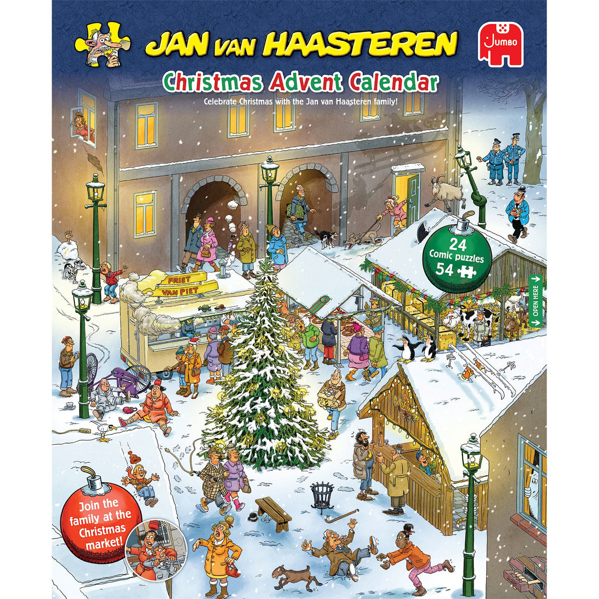 Box, straight on: Jan van Haasteren Advent Calendar 2026 - Jigsaw Puzzle Advent Calendar (Jan van Haasteren)