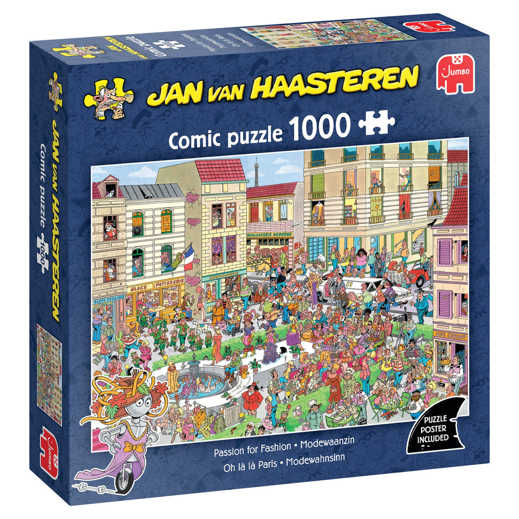 Pre-order: Passion for Fashion by Jan van Haasteren - 1000 Piece Jigsaw Puzzle (Jan van Haasteren)