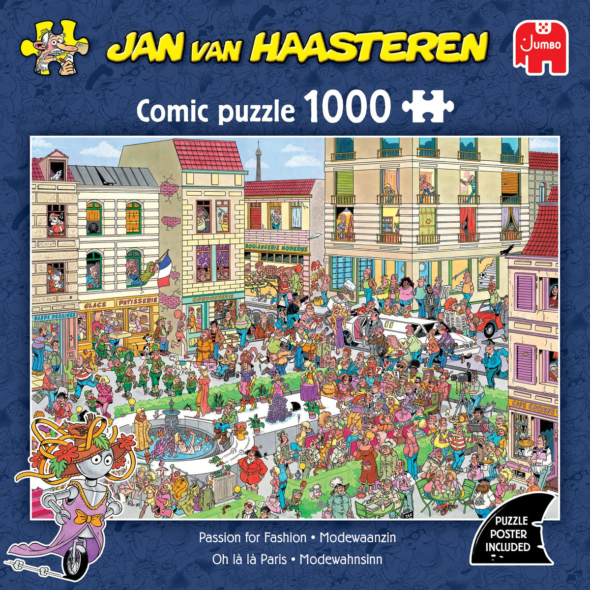 Pre-order: Passion for Fashion by Jan van Haasteren - 1000 Piece Jigsaw Puzzle (Jan van Haasteren)